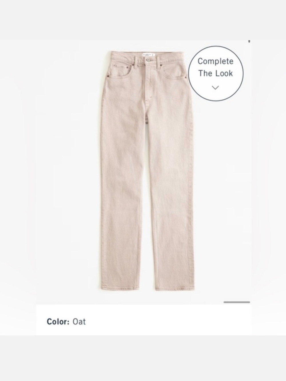 Abercrombie & Fitch 90s Relaxed Jean High-Rise 30/10 Short